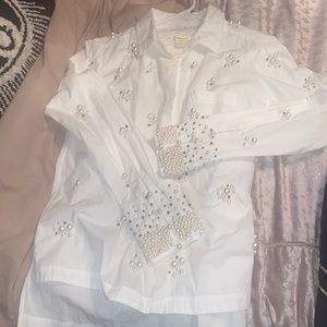 Elegant and fancy white shirt